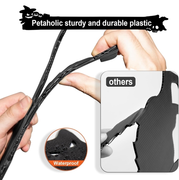 Halloween Decorations - Scary Black Plastic Silhouettes Yard Stakes, New - Picture 5 of 12